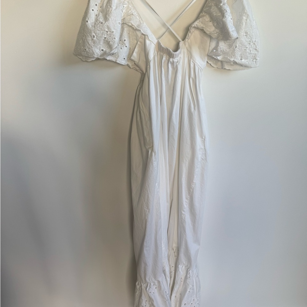 En Saison White Lace Detail Dress